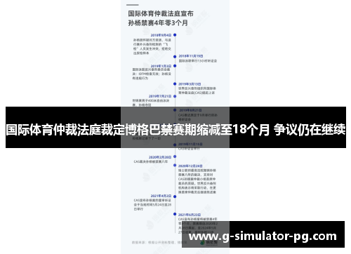 国际体育仲裁法庭裁定博格巴禁赛期缩减至18个月 争议仍在继续 国际体育仲裁法庭裁定博格巴禁赛期缩减至18个月 争议仍在继续