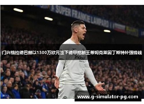门兴格拉德巴赫以1300万欧元签下德甲抢断王蒂姆克莱因丁斯特补强锋线 门兴格拉德巴赫以1300万欧元签下德甲抢断王蒂姆克莱因丁斯特补强锋线